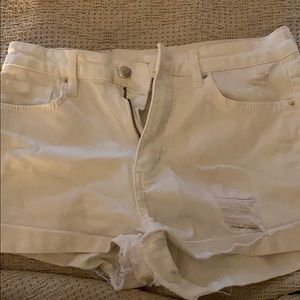 H&M white shorts